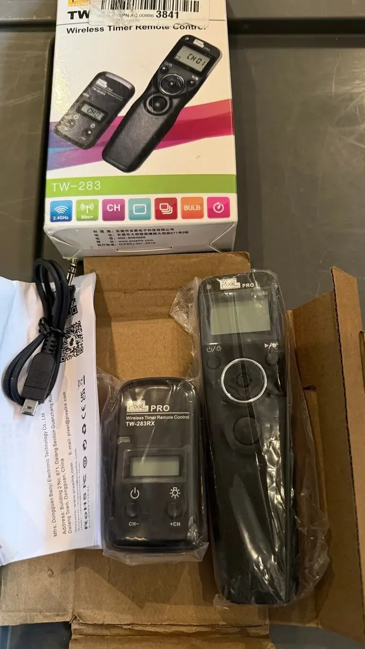 Pixel TW-283/DC2 LCD Wireless Shutter Release Timer Remote Control
